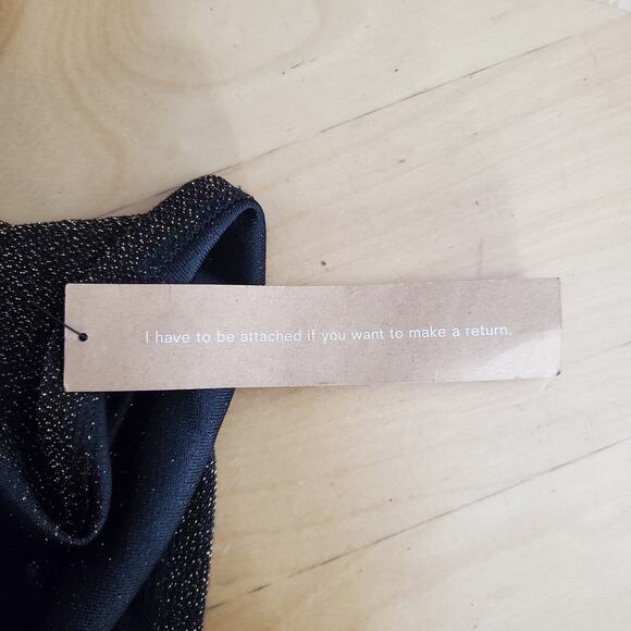 Reformation Zion Two Piece Set Long Sleeve Midi Skirt Metallic Shimmer Size XL - Picture 10 of 13